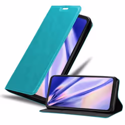 Coque pour Samsung Galaxy XCover PRO Housse en TURQUOISE PÉTROLE Etui Case Cover Protection Portefeuille Wallet