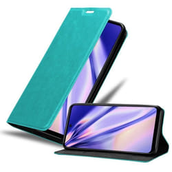 Coque - CADORABO - Motorola MOTO G51 5G - Turquoise Pétrole - Étui Book - Protection Magnétique