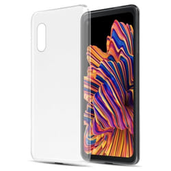 Coque pour Samsung Galaxy XCover PRO Housse en COMPLET TRANSPARENT Etui Case Protection Silicone TPU telephone portable