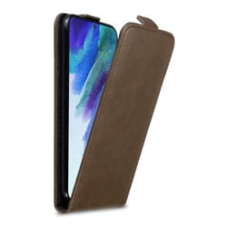 Coque pour Samsung Galaxy S22 PLUS Etui en MARRON CAFÉ Housse Case Cover Protection Flip magnétique Portefeuille