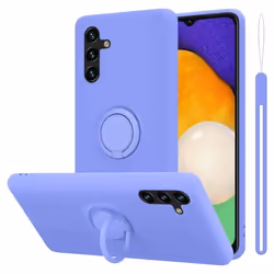 Coque pour Samsung Galaxy A13 5G Housse en LIQUID LIGHT PURPLE Etui Case Cover Protection en Silicone TPU telephone portable