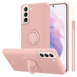Coque pour Samsung Galaxy S22 PLUS Housse en LIQUID PINK Etui Case Cover Protection en Silicone TPU telephone portable