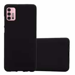 Housse pour Motorola MOTO G10 / G30 Coque en FROST NOIR Case Cover Protection Silicone TPU Etui