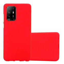 Housse pour téléphone - CADORABO - Oppo A94 5G - Silicone TPU - Protection fine - Rouge mat