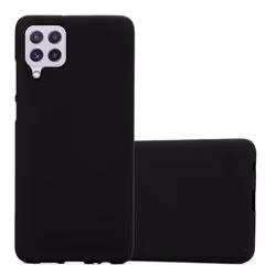 Housse pour Samsung Galaxy A22 4G / M22 / M32 4G Coque en FROST NOIR Case Cover Protection Silicone TPU Etui
