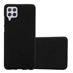 Housse pour Samsung Galaxy A22 4G / M22 / M32 4G Coque en FROST NOIR Case Cover Protection Silicone TPU Etui