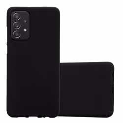 Housse pour Samsung Galaxy A52 (4G / 5G) / A52s Coque en FROST NOIR Case Cover Protection Silicone TPU Etui