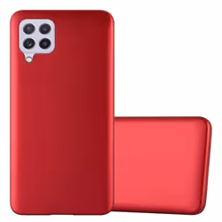 Etui pour Samsung Galaxy A22/M22/M32 - CADORABO - METALLIC ROUGE - Protection TPU - Souple - Ultra fin