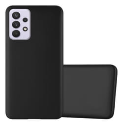 Coque pour Samsung Galaxy A33 5G Housse en METALLIC NOIR Etui Case Cover Protection Silicone TPU Cover matte