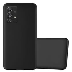 Coque pour Samsung Galaxy A52 (4G / 5G) / A52s Housse en METALLIC NOIR Etui Case Cover Protection Silicone TPU Cover matte