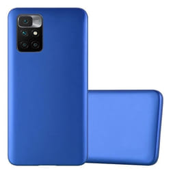 Etui pour téléphone - CADORABO - RedMi 10 / RedMi NOTE 11 4G - Silicone TPU - Bleu Métallique - Housse souple