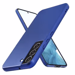 Housse pour Samsung Galaxy S22 Coque en METALLIC BLEU Hard Case Cover EtuiProtection métallique Cover