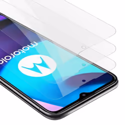 3x Verre Trempé décran pour Motorola MOTO E20 / E30 / E40 Film protection en HAUTE TRANSPARENT durci Tempered Glass
