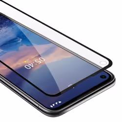 Plein Verre Trempé décran pour Nokia 5.4 Film protection en TRANSPARENT avec NOIR durci Tempered Glass
