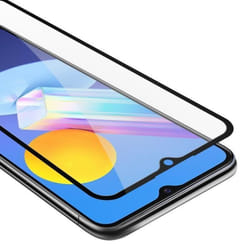 Plein Verre Trempé décran pour Vivo Y52 5G / Y72 5G Film protection en TRANSPARENT avec NOIR durci Tempered Glass