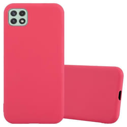 Coque - CADORABO - Samsung Galaxy A22 5G - Candy Rouge - Silicone TPU - Protection Chocs