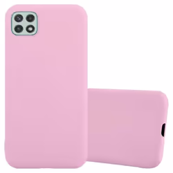 Coque pour Samsung Galaxy A22 5G Etui en CANDY ROSE VIF Housse Case Cover Protection Silicone TPU Case