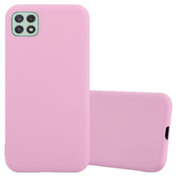 Coque pour Samsung Galaxy A22 5G Etui en CANDY ROSE VIF Housse Case Cover Protection Silicone TPU Case
