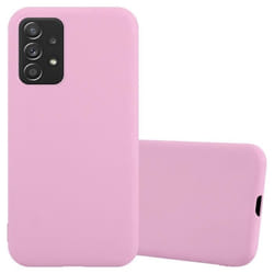 Coque pour Samsung Galaxy A52 (4G / 5G) / A52s Etui en CANDY ROSE VIF Housse Case Cover Protection Silicone TPU Case