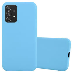Coque pour Samsung Galaxy A52 (4G / 5G) / A52s Etui en CANDY BLEU Housse Case Cover Protection Silicone TPU Case
