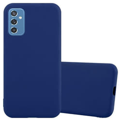 Coque pour Samsung Galaxy M52 5G Etui en CANDY BLEU FONCÉ Housse Case Cover Protection Silicone TPU Case
