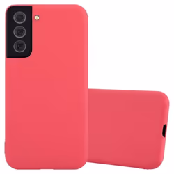 Coque pour Samsung Galaxy S22 Etui en CANDY ROUGE Housse Case Cover Protection Silicone TPU Case