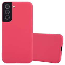 Coque pour Samsung Galaxy S22 Etui en CANDY ROUGE Housse Case Cover Protection Silicone TPU Case