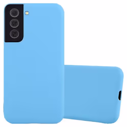 Coque pour Samsung Galaxy S22 Etui en CANDY BLEU Housse Case Cover Protection Silicone TPU Case