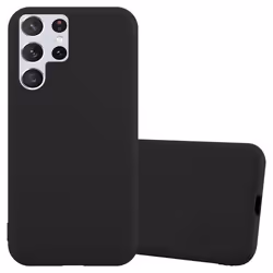 Coque pour Samsung Galaxy S22 ULTRA Etui en CANDY NOIR Housse Case Cover Protection Silicone TPU Case