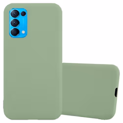 Coque pour Oppo FIND X3 LITE Etui en CANDY VERT PASTEL Housse Case Cover Protection Silicone TPU Case
