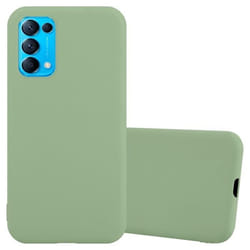 Coque pour Oppo FIND X3 LITE Etui en CANDY VERT PASTEL Housse Case Cover Protection Silicone TPU Case