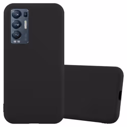 Coque pour Oppo FIND X3 NEO Etui en CANDY NOIR Housse Case Cover Protection Silicone TPU Case