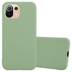 Coque pour Xiaomi Mi 11 LITE (4G / 5G) / 11 LITE NE Etui en CANDY VERT PASTEL Housse Case Cover Protection Silicone TPU Case