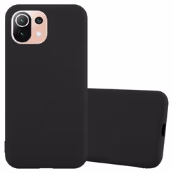 Coque pour Xiaomi Mi 11 LITE (4G / 5G) / 11 LITE NE Etui en CANDY NOIR Housse Case Cover Protection Silicone TPU Case