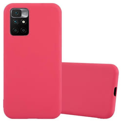 Coque - CADORABO - Xiaomi RedMi 10 - Candy Rouge - Silicone TPU - Protection Chocs