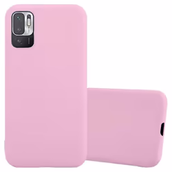 Coque pour Xiaomi RedMi NOTE 10 5G / POCO M3 PRO 5G Etui en CANDY ROSE VIF Housse Case Cover Protection Silicone TPU Case
