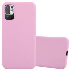 Coque pour Xiaomi RedMi NOTE 10 5G / POCO M3 PRO 5G Etui en CANDY ROSE VIF Housse Case Cover Protection Silicone TPU Case