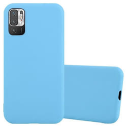 Coque pour Xiaomi RedMi NOTE 10 5G / POCO M3 PRO 5G Etui en CANDY BLEU Housse Case Cover Protection Silicone TPU Case