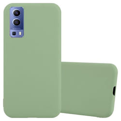 Coque pour Vivo Y52 5G / Y72 5G Etui en CANDY VERT PASTEL Housse Case Cover Protection Silicone TPU Case