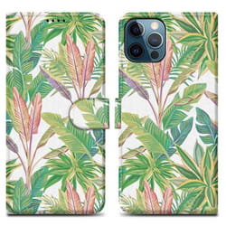 Coque pour Apple iPhone 13 PRO MAX Etui en Forêt Tropicale Verte No. 8 Housse Case Cover Protection fermeture magnétique
