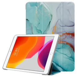 Coque tablette pour Apple iPad PRO (10.5 Zoll) Etui en Marbre Vert Housse Case Cover Protection Silicone TPU Portefeuille Wallet