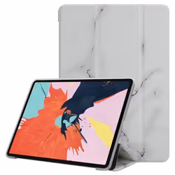 Coque tablette pour Apple iPad PRO 11 2020 / 2021 (11 Zoll) Etui en Marbre Blanc Housse Case Cover Protection Silicone TPU