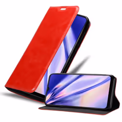 Coque pour Oppo A16s / A54s Housse en ROUGE DE POMME Etui Case Cover Protection Portefeuille Wallet