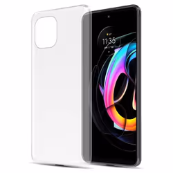 Coque pour Motorola EDGE 20 LITE / FUSION Housse en COMPLET TRANSPARENT Etui Case Protection Silicone TPU telephone portable