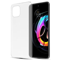 Coque pour Motorola EDGE 20 LITE / FUSION Housse en COMPLET TRANSPARENT Etui Case Protection Silicone TPU telephone portable