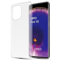 Coque pour Oppo FIND X5 Housse en COMPLET TRANSPARENT Etui Case Protection Silicone TPU telephone portable