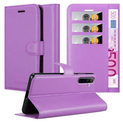 Coque pour Realme 6 4G / 6s Housse en ORCHIDÉE VIOLETS Etui Case Cover Protection fermeture magnétique Portefeuille