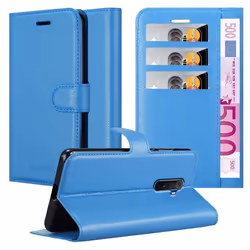 Coque pour Realme X2 PRO / Oppo Reno Ace Housse en BLEU CÉLESTE Etui Case Cover Protection fermeture magnétique Portefeuille