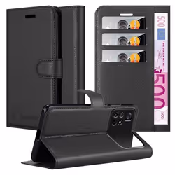 Coque pour Xiaomi POCO M4 PRO 5G Housse en NOIR DE JAIS Etui Case Cover Protection fermeture magnétique Portefeuille