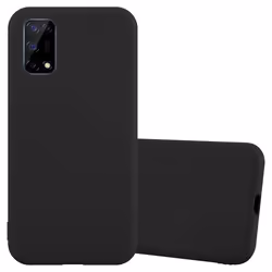 Coque pour Realme 7 5G Etui en CANDY NOIR Housse Case Cover Protection Silicone TPU Case